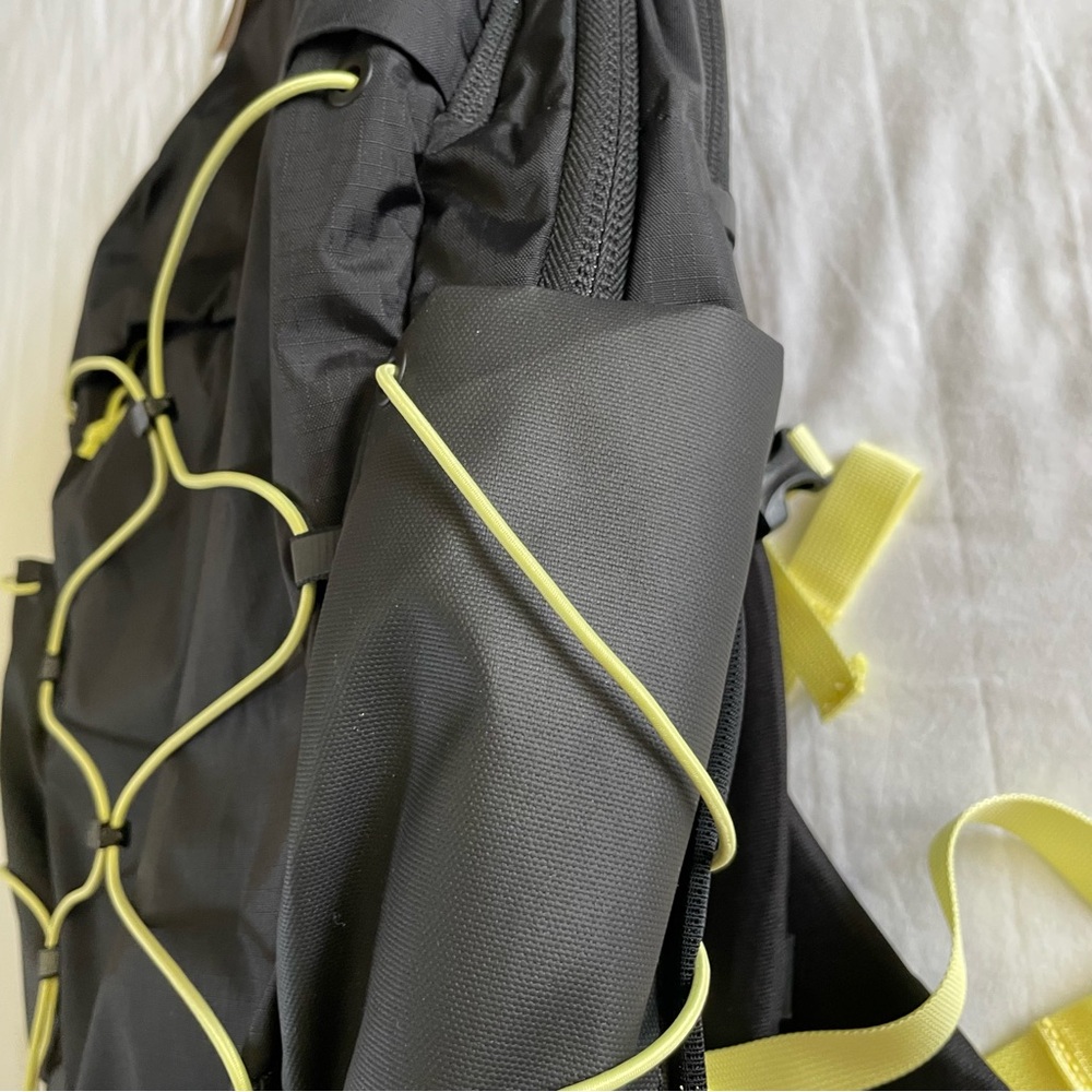 The North Face Borealis Backpack in Black with Yellow Accents - Picture 4 of 7